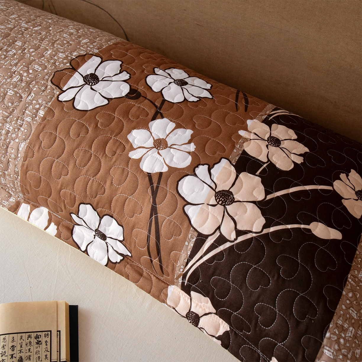 91家纺网 家纺一手货源 找家纺 乐居家纺 2025新款中国风双人长枕套枕芯 2号