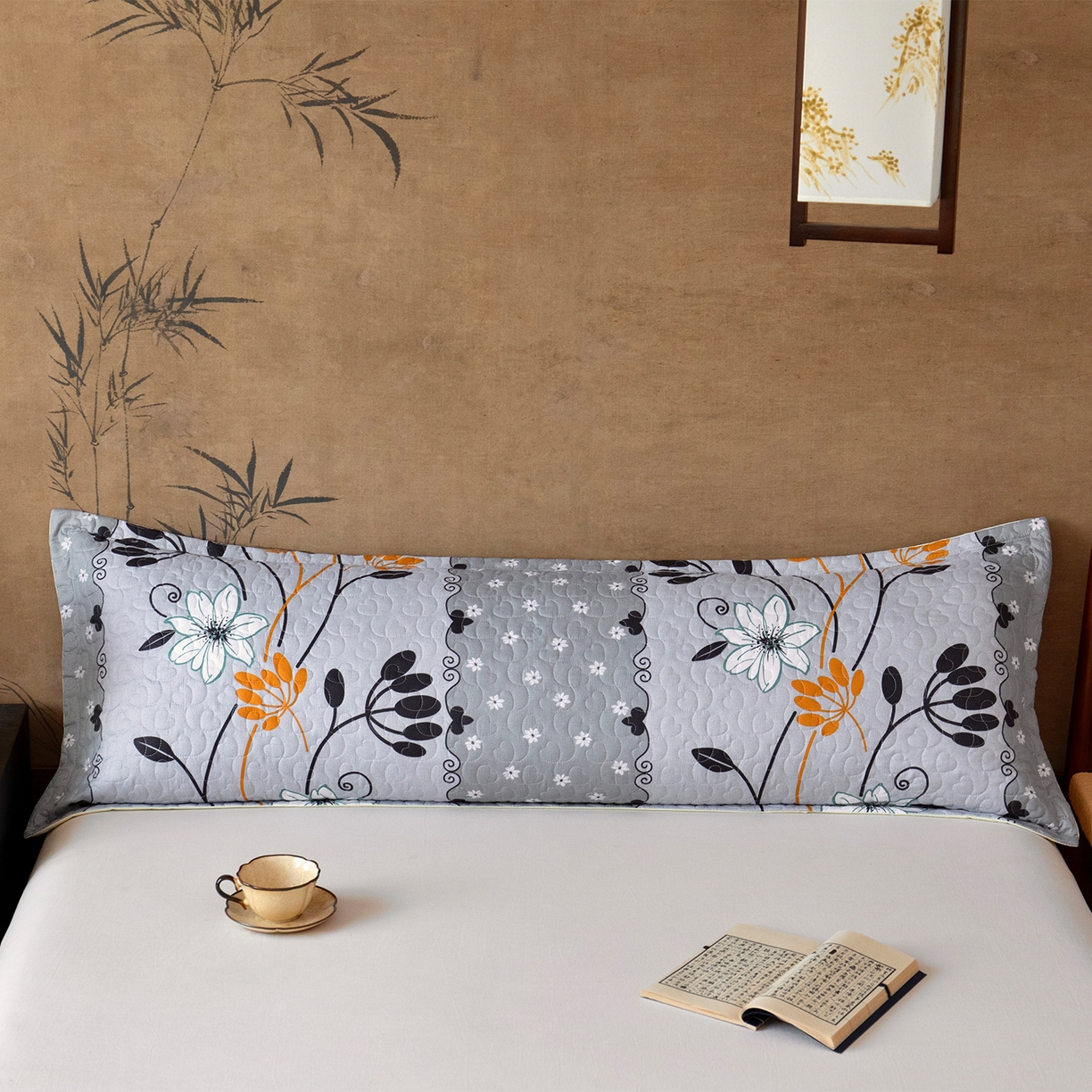 乐居家纺 2025新款中国风双人长枕套枕芯 12号