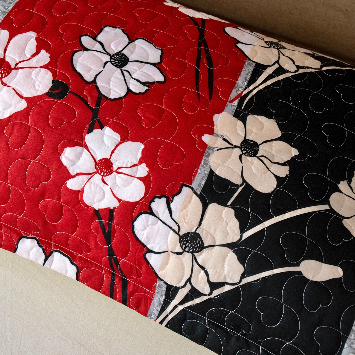 91家纺网 家纺一手货源 找家纺 乐居家纺 2025新款中国风双人长枕套枕芯 13号