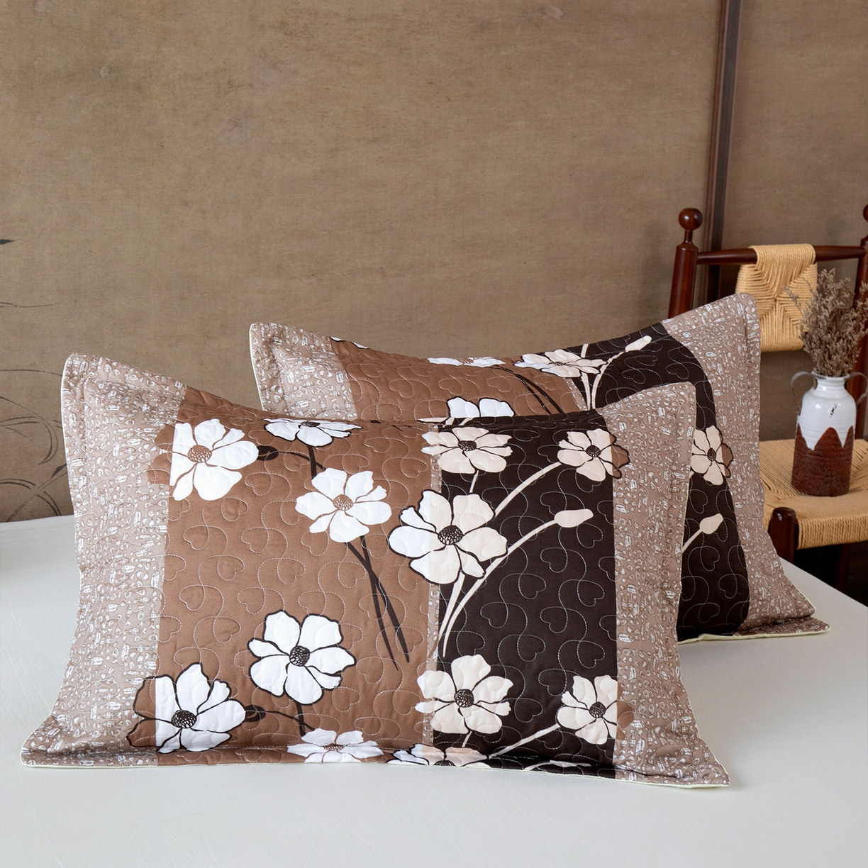 91家纺网 家纺一手货源 找家纺 乐居家纺 2025新款中国风常规单人枕套枕芯 2号