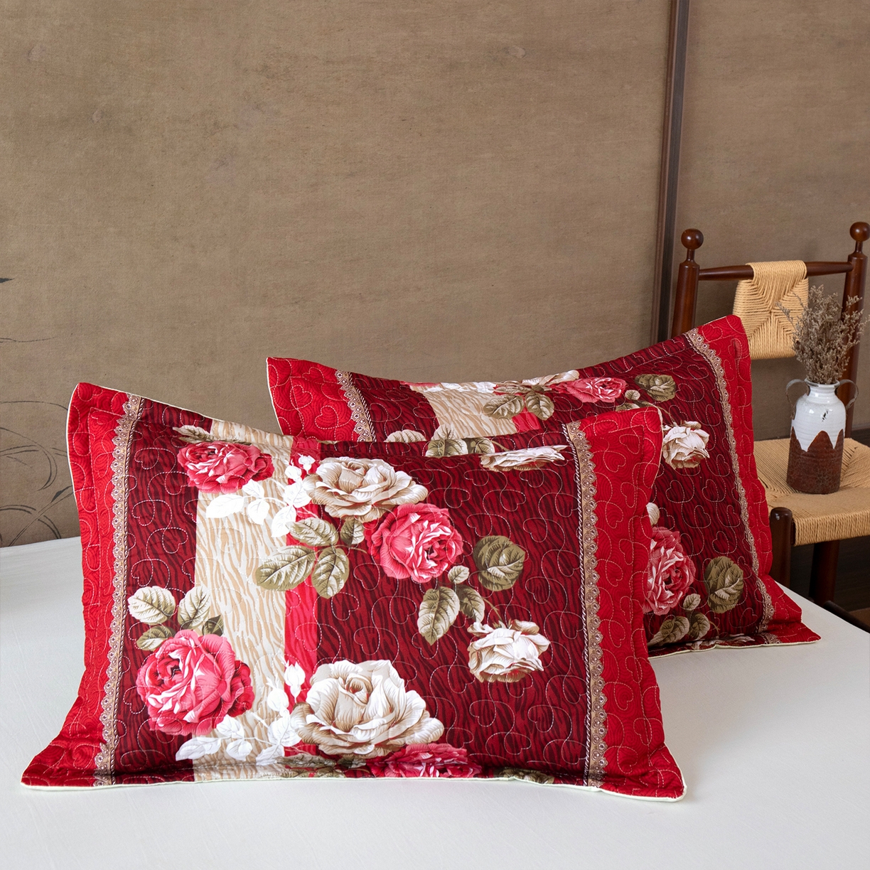 乐居家纺 2025新款中国风常规单人枕套枕芯 1号