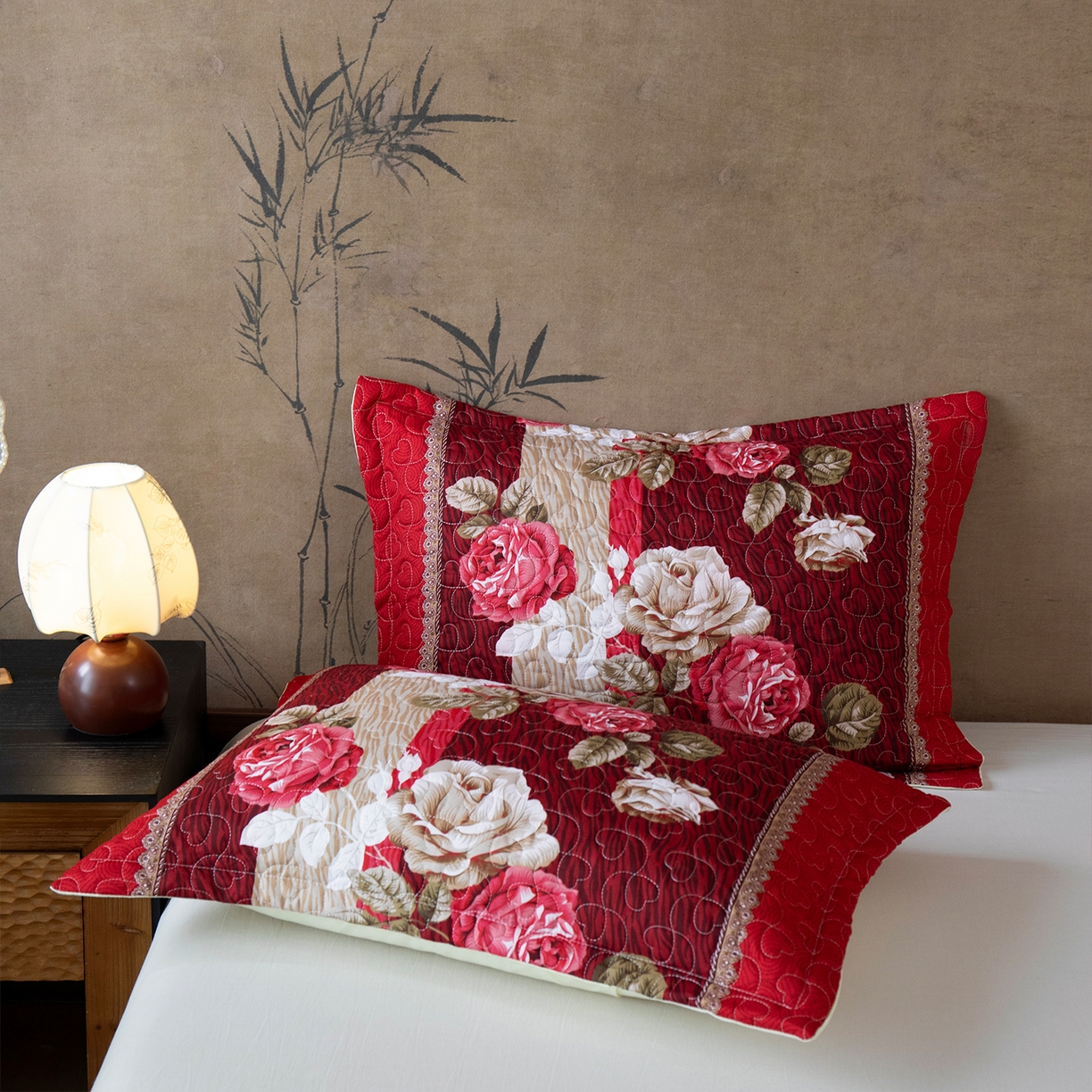 91家纺网 家纺一手货源 找家纺 乐居家纺 2025新款中国风常规单人枕套枕芯 1号