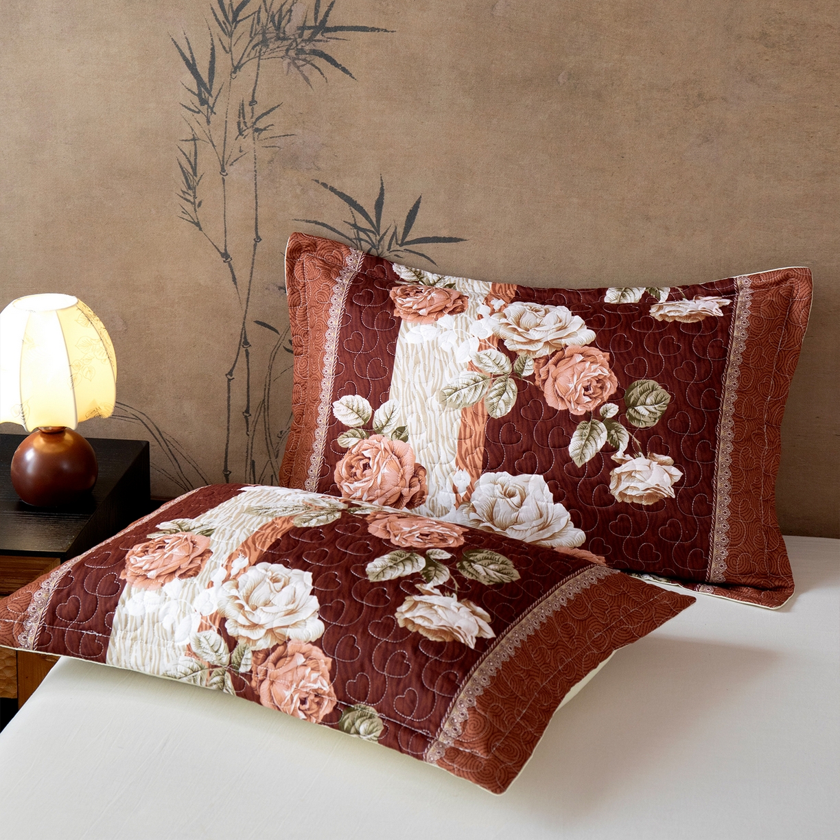 91家纺网 家纺一手货源 找家纺 乐居家纺 2025新款中国风常规单人枕套枕芯 3号