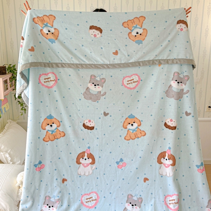 91家纺网 家纺一手货源 找家纺 （总）启发毛毯 2025新款高克重双面牛奶绒盖毯休闲毯毛毯