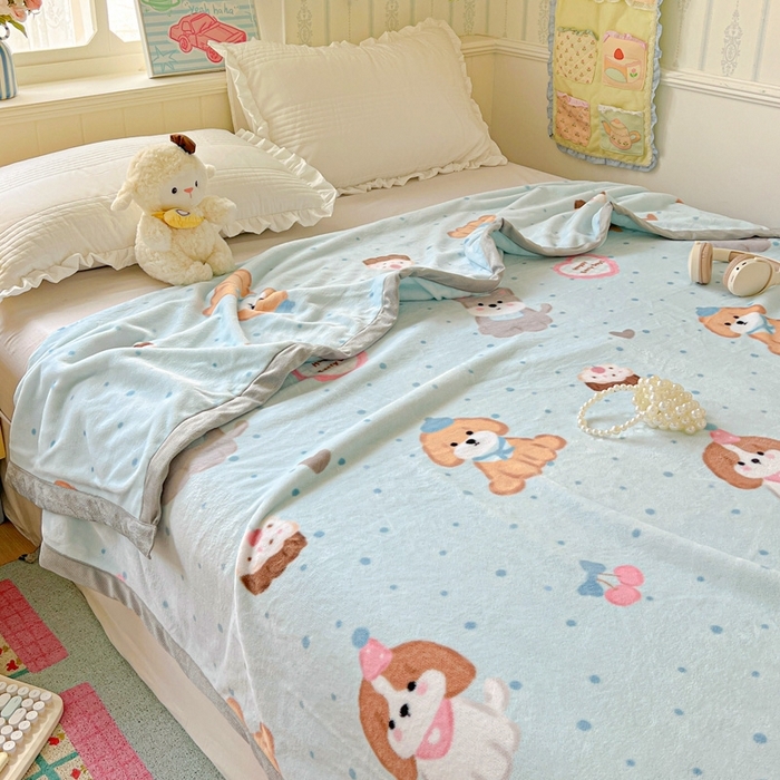 91家纺网 家纺一手货源 找家纺 （总）启发毛毯 2025新款高克重双面牛奶绒盖毯休闲毯毛毯