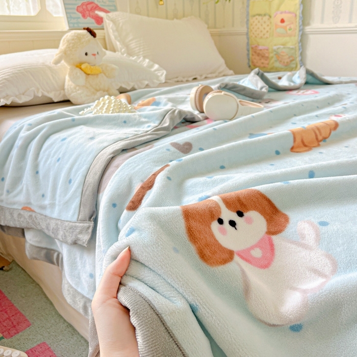 91家纺网 家纺一手货源 找家纺 （总）启发毛毯 2025新款高克重双面牛奶绒盖毯休闲毯毛毯