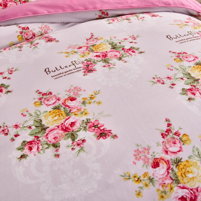 91家纺网 家纺一手货源 找家纺 绒宴2025新230克特厚款印花牛奶绒单被套法莱绒金貂被套单件 暗香