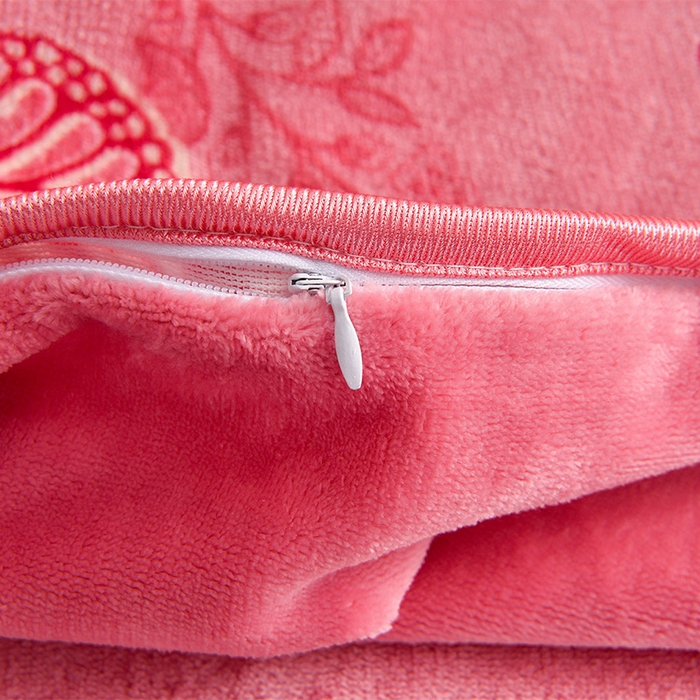 91家纺网 家纺一手货源 找家纺 绒宴2025新230克特厚款印花牛奶绒单被套法莱绒金貂被套单件 蝶梦