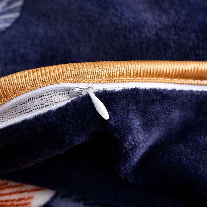 91家纺网 家纺一手货源 找家纺 绒宴2025新230克特厚款印花牛奶绒单被套法莱绒金貂被套单件 花海