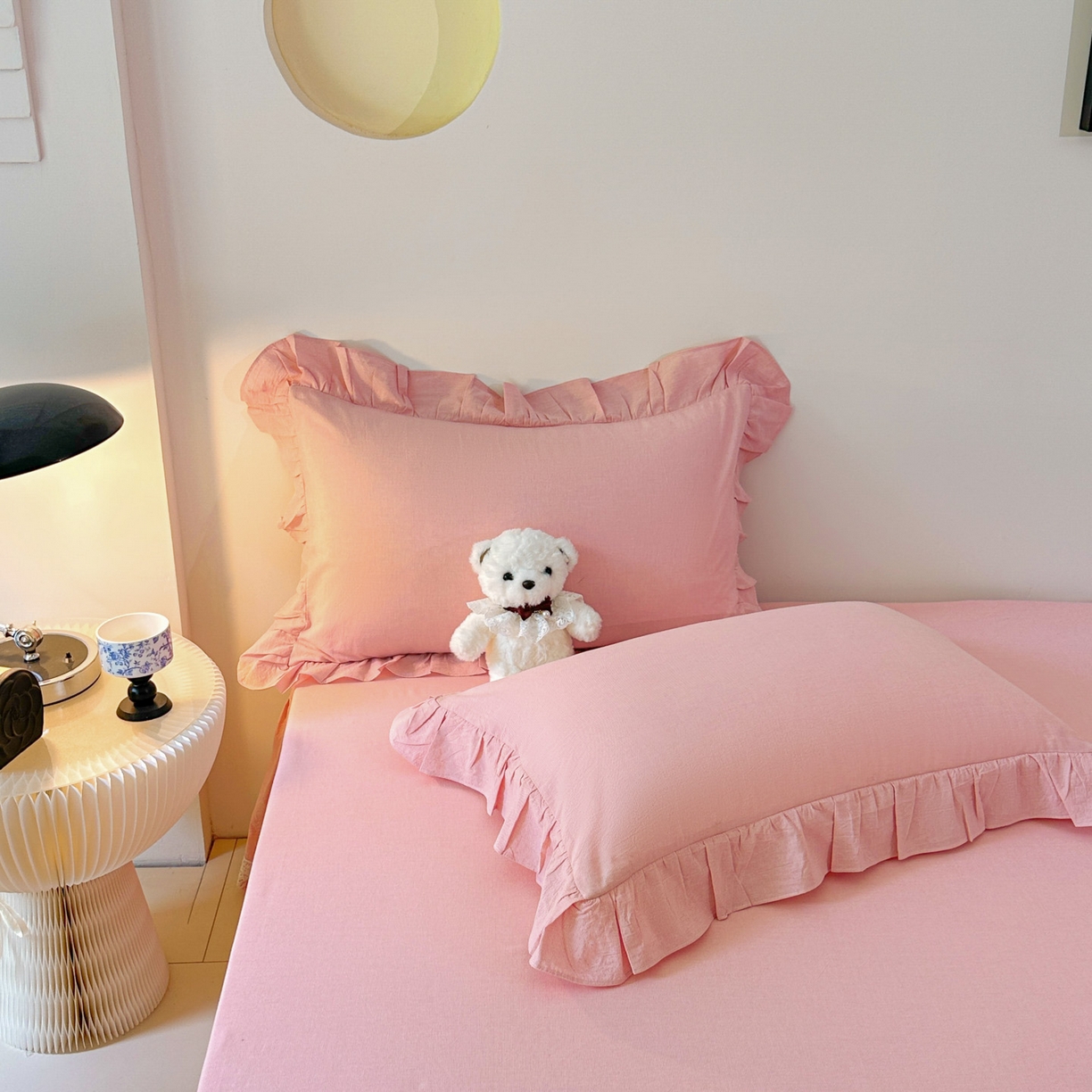 91家纺网 家纺一手货源 找家纺 （总）依蔓羽 2025新款全棉水洗棉枕套系列