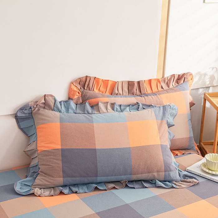 91家纺网 家纺一手货源 找家纺 （总）依蔓羽 2025新款全棉水洗棉枕套系列