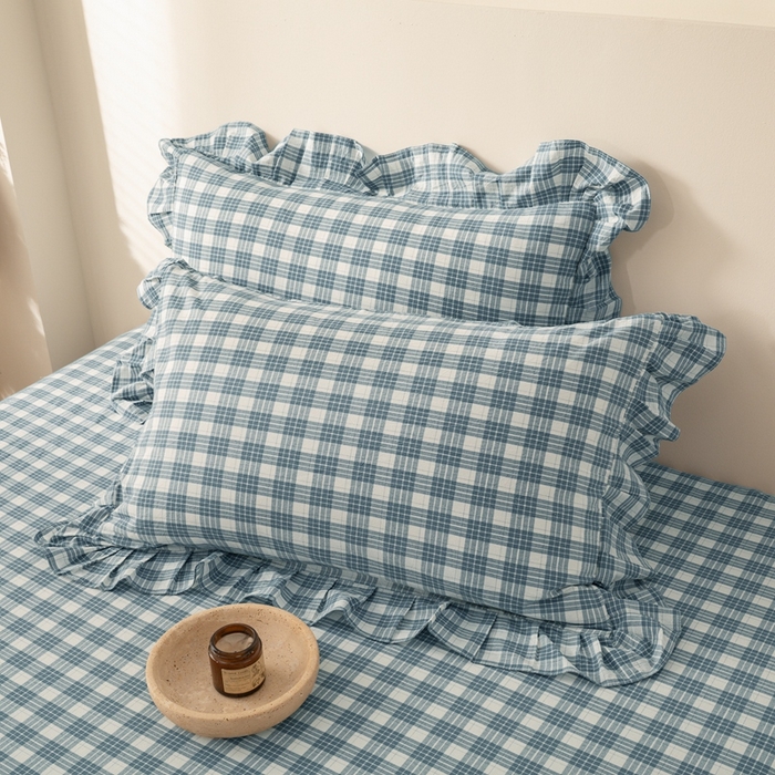 91家纺网 家纺一手货源 找家纺 （总）依蔓羽 2025新款全棉水洗棉枕套系列