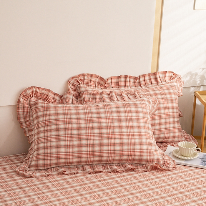 91家纺网 家纺一手货源 找家纺 （总）依蔓羽 2025新款全棉水洗棉枕套系列