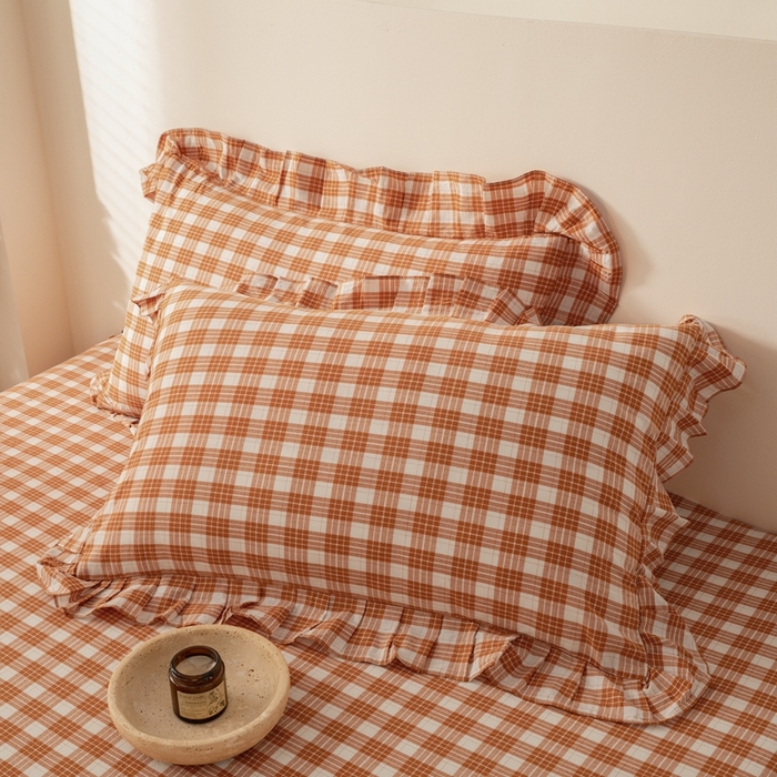 91家纺网 家纺一手货源 找家纺 （总）依蔓羽 2025新款全棉水洗棉枕套系列