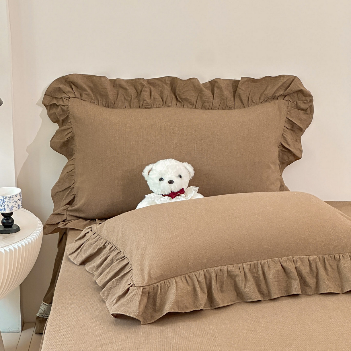 91家纺网 家纺一手货源 找家纺 （总）依蔓羽 2025新款全棉水洗棉枕套系列