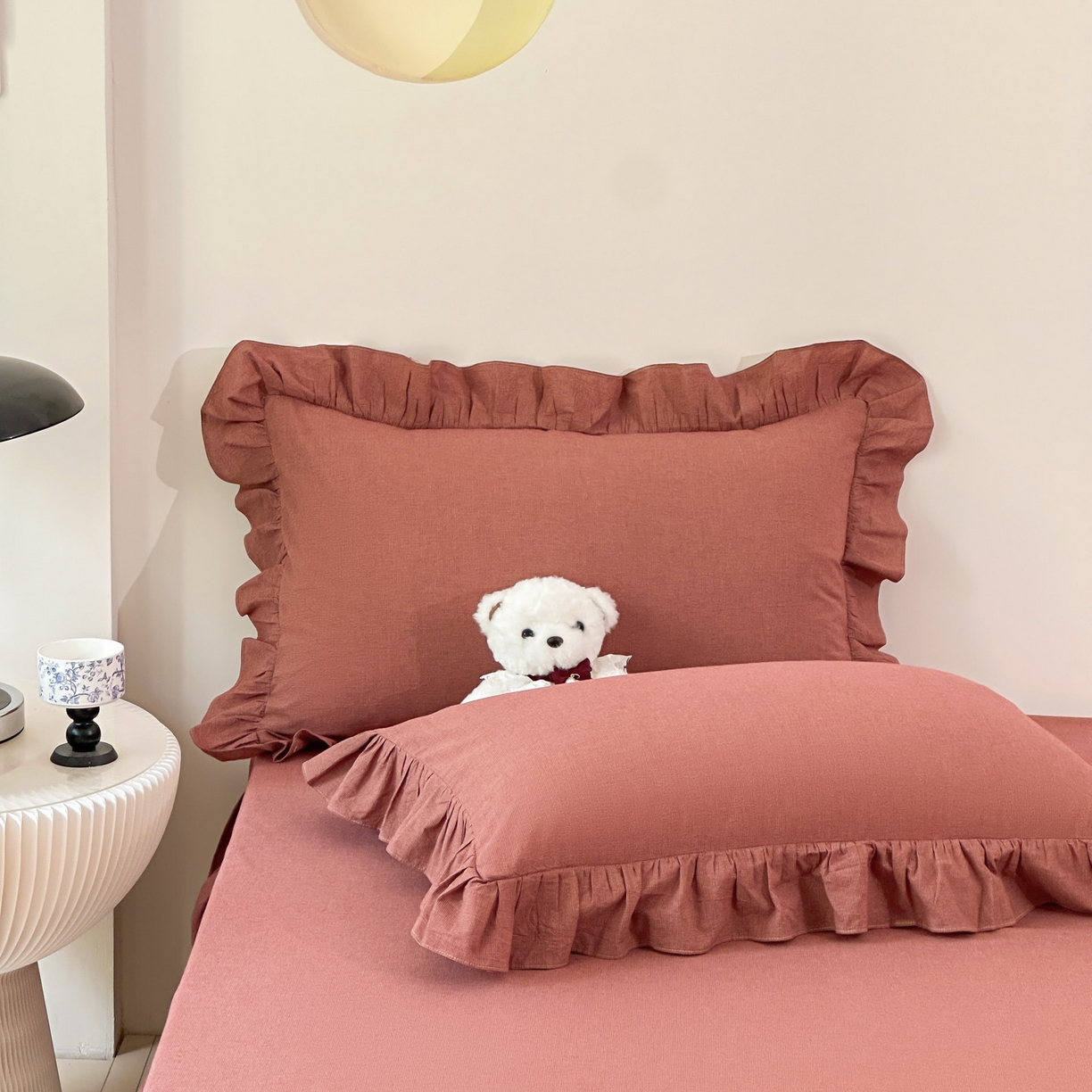 91家纺网 家纺一手货源 找家纺 （总）依蔓羽 2025新款全棉水洗棉枕套系列