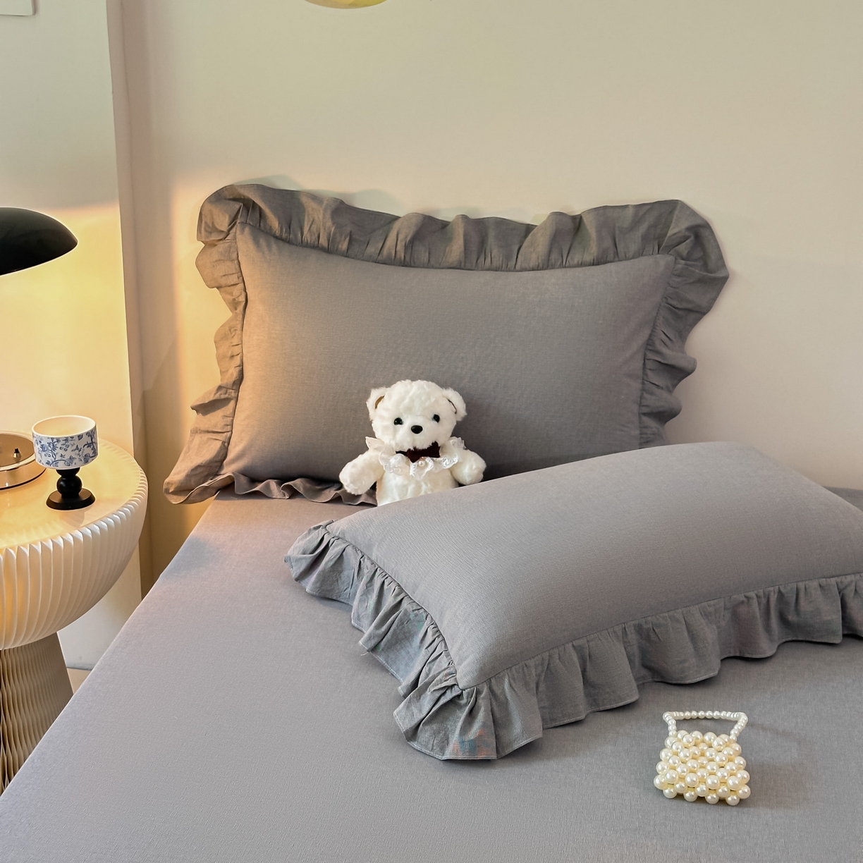 91家纺网 家纺一手货源 找家纺 （总）依蔓羽 2025新款全棉水洗棉枕套系列