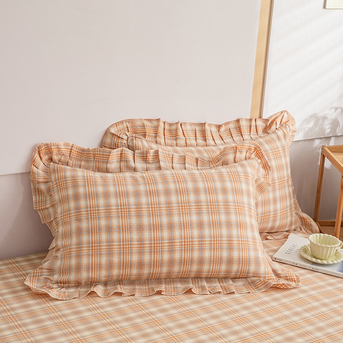 91家纺网 家纺一手货源 找家纺 （总）依蔓羽 2025新款全棉水洗棉枕套系列