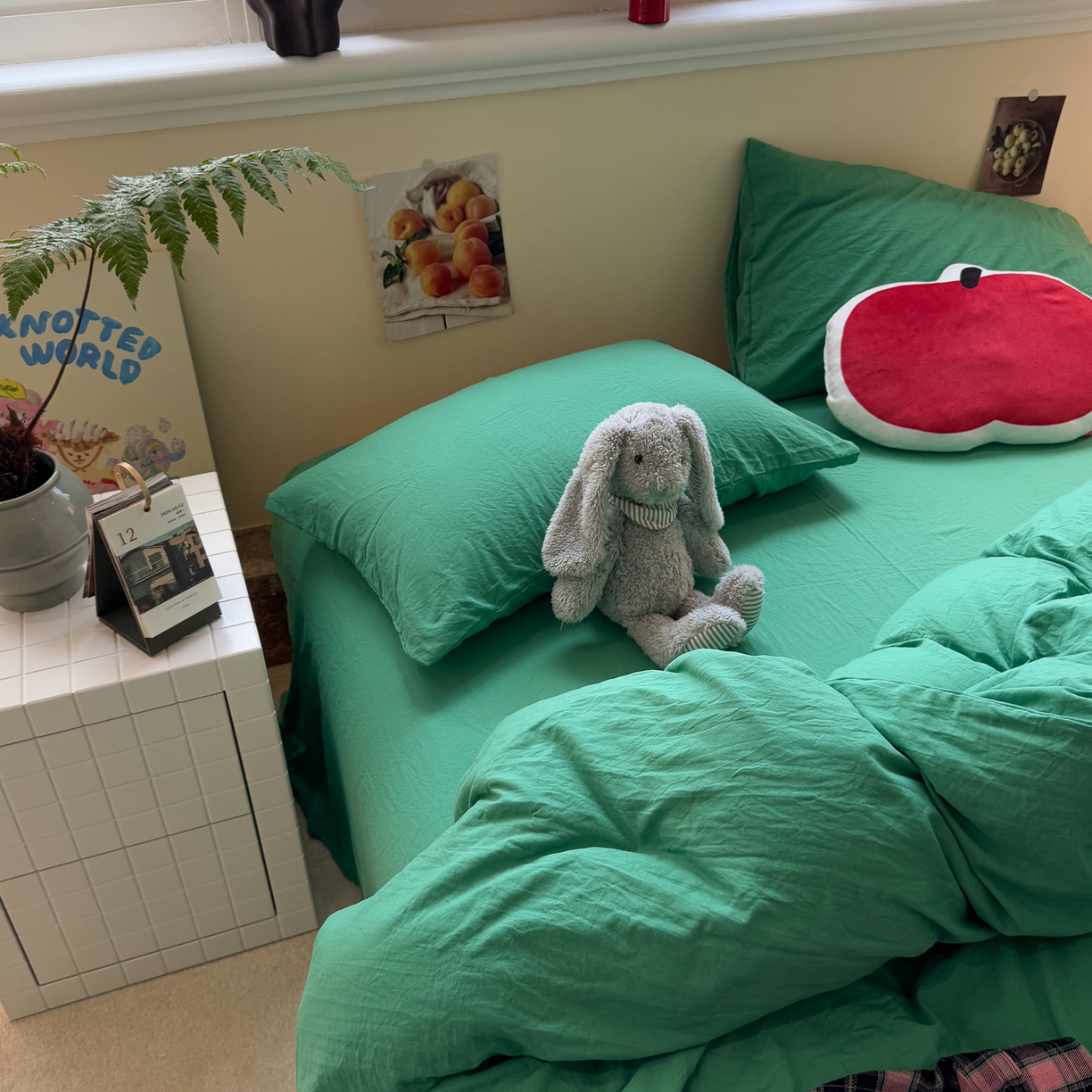 91家纺网 家纺一手货源 找家纺 （总）水墨江南 2025新款亲肤磨毛水洗棉纯色四件套