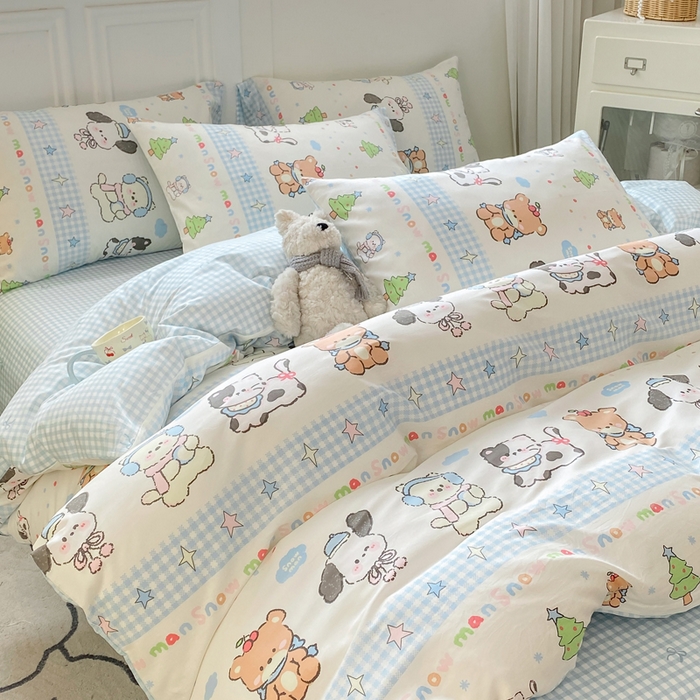 91家纺网 家纺一手货源 找家纺 （总）红日子纺织品 2025新款12868全棉印花系列四件套