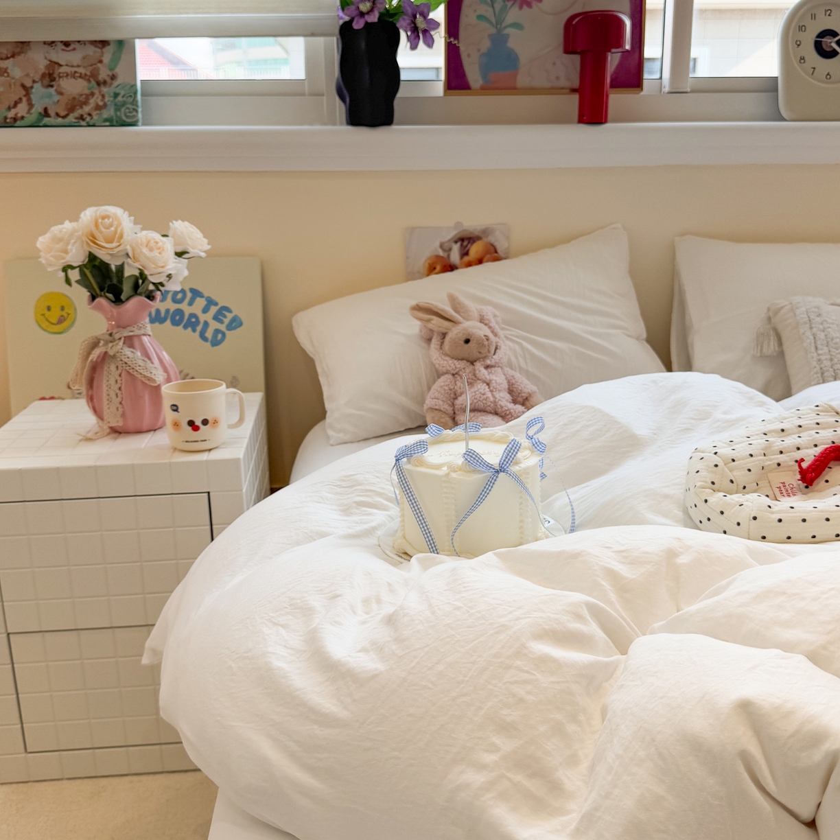 91家纺网 家纺一手货源 找家纺 水墨江南 2025新款亲肤磨毛水洗棉纯色四件套 雅白