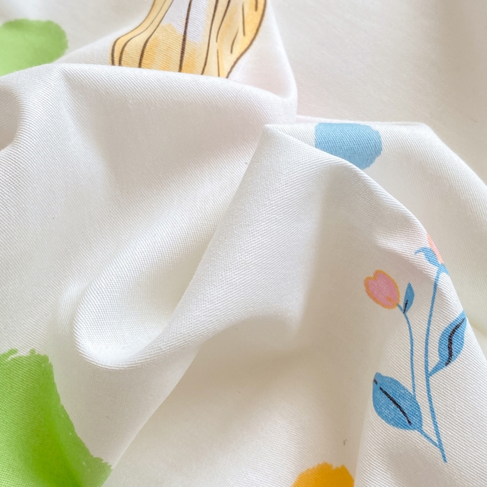 91家纺网 家纺一手货源 找家纺 红日子纺织品 2025新款12868全棉印花系列四件套 蝶舞