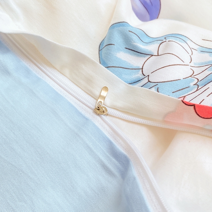 91家纺网 家纺一手货源 找家纺 红日子纺织品 2025新款12868全棉印花系列四件套 蝶舞