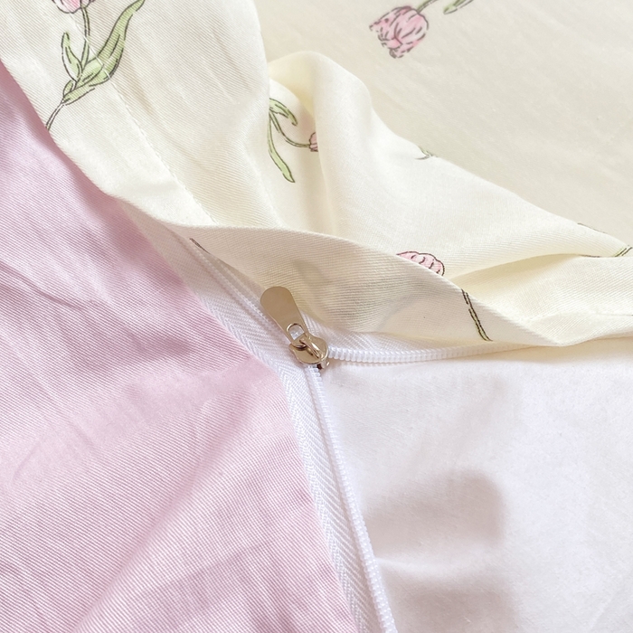 91家纺网 家纺一手货源 找家纺 红日子纺织品 2025新款12868全棉印花系列四件套 花语萌兔