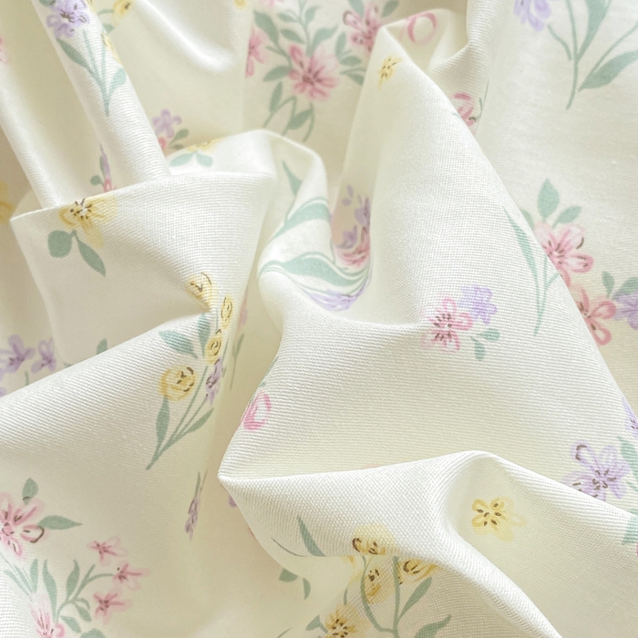 91家纺网 家纺一手货源 找家纺 红日子纺织品 2025新款12868全棉印花系列四件套 花园宝贝