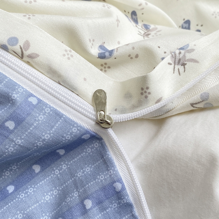 91家纺网 家纺一手货源 找家纺 红日子纺织品 2025新款12868全棉印花系列四件套 玲语小狗