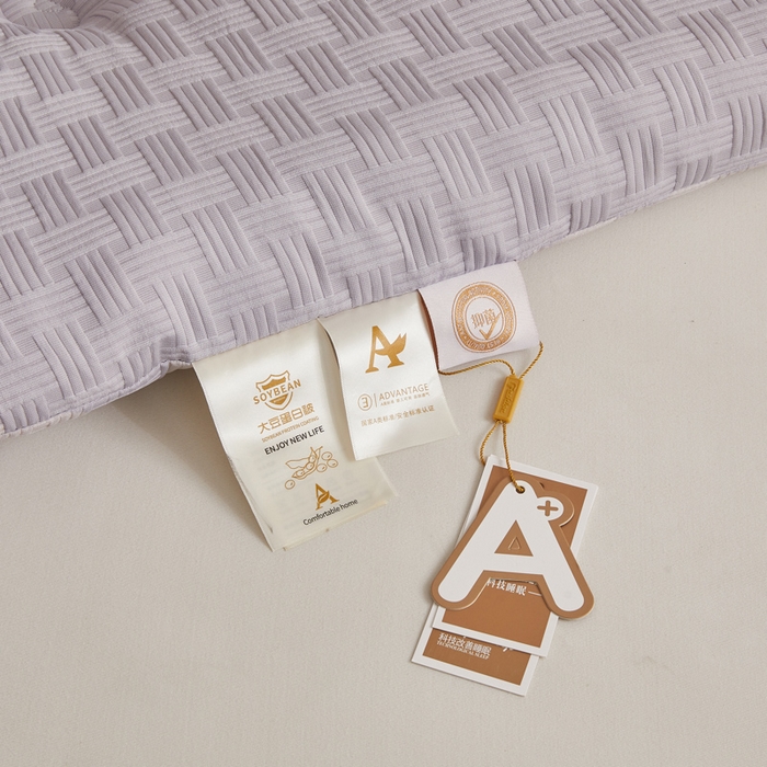 91家纺网 家纺一手货源 找家纺 米米儿家纺 2025新款A类华夫格针织提花大豆冬被被子被芯 灰色