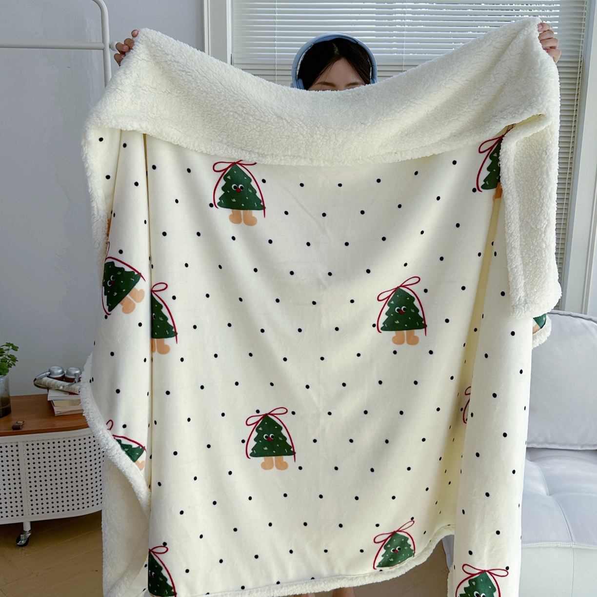 91家纺网 家纺一手货源 找家纺 （总）萝莉家纺 2025新款小清新多功能牛奶绒羊羔绒毛毯毯子午睡毯