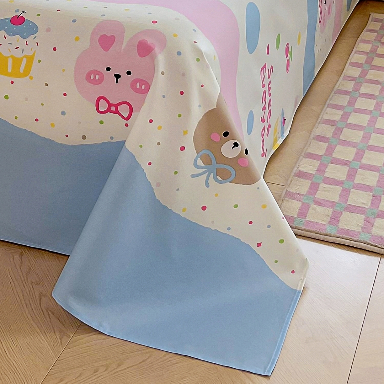 91家纺网 家纺一手货源 找家纺 （总）禧安居 2025新款高支高密活性印染全棉印花床单单床单（支持定制尺寸）（支持定制尺寸）