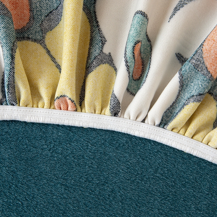 91家纺网 家纺一手货源 找家纺 沐沐家纺 2026新款毛绒印花床头罩 春暖花开