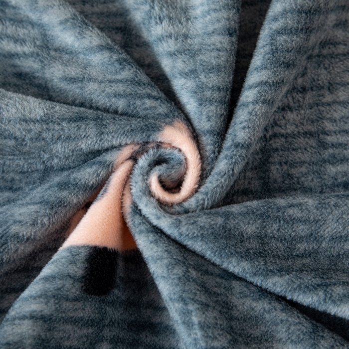 91家纺网 家纺一手货源 找家纺 沐沐家纺 2026新款毛绒印花床头罩 雪松