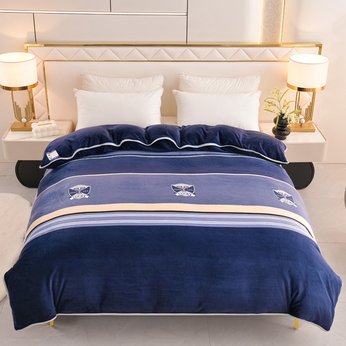 91家纺网 家纺一手货源 找家纺 （总）芯诗曼 2025直播高克重牛奶绒四件套法莱绒金貂貂狐保暖单被套