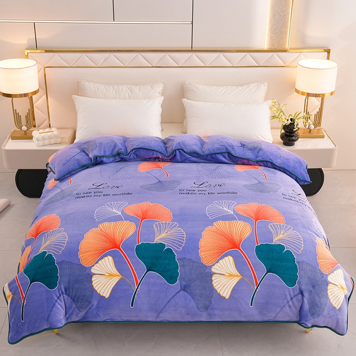 91家纺网 家纺一手货源 找家纺 （总）芯诗曼 2025直播高克重牛奶绒四件套法莱绒金貂貂狐保暖单被套