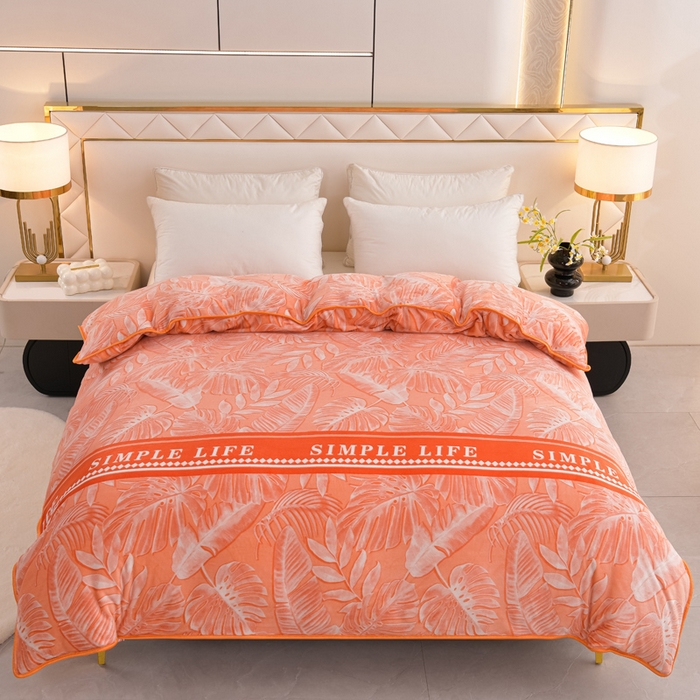 91家纺网 家纺一手货源 找家纺 （总）芯诗曼 2025直播高克重牛奶绒四件套法莱绒金貂貂狐保暖单被套