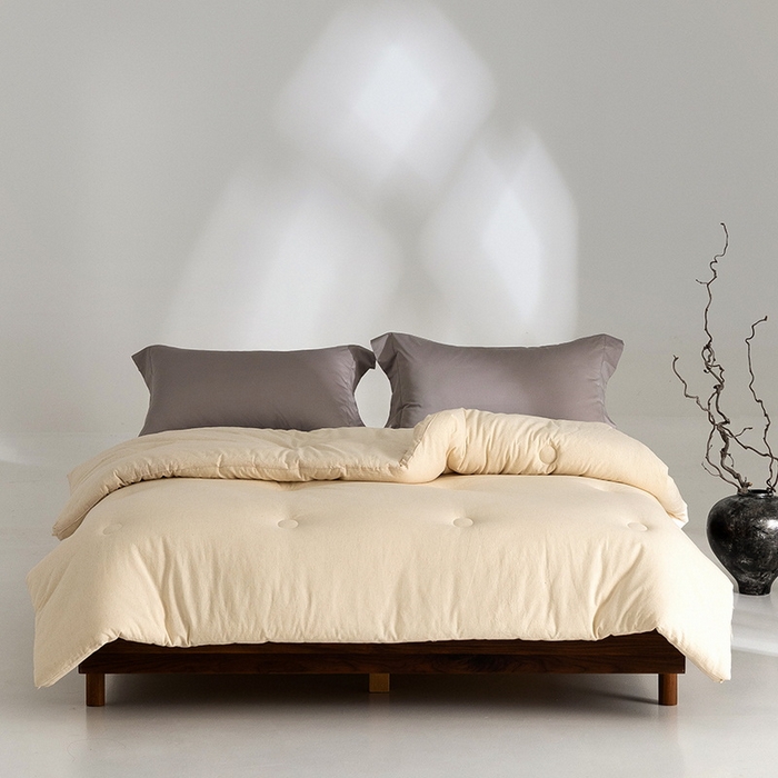 91家纺网 家纺一手货源 找家纺 （总）立奥被业 2025新款B类高密棉麻亚麻系列秋冬被被子被芯