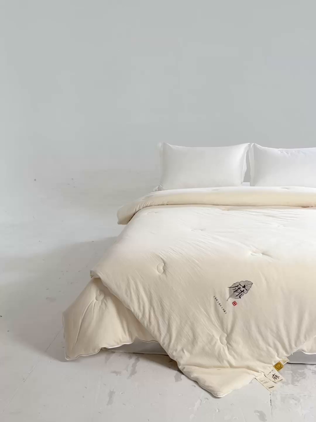 91家纺网 家纺一手货源 找家纺 （总）纪梵茜 2025新款雨露亚麻大豆被棉麻冬被李官奇正品全棉大豆子母被双胎被