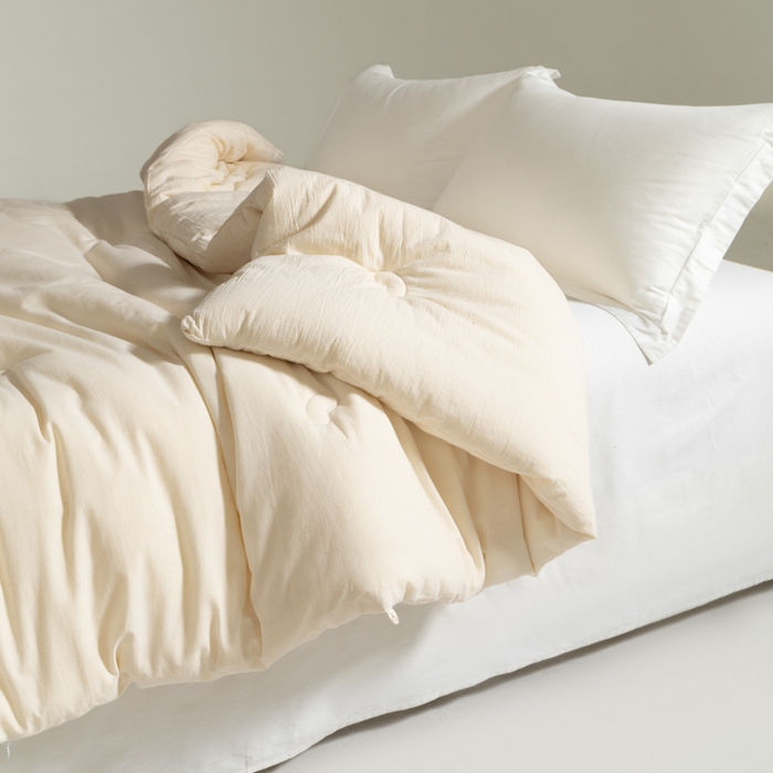 91家纺网 家纺一手货源 找家纺 （总）纪梵茜 2025新款雨露亚麻大豆被棉麻冬被李官奇正品全棉大豆被子被芯