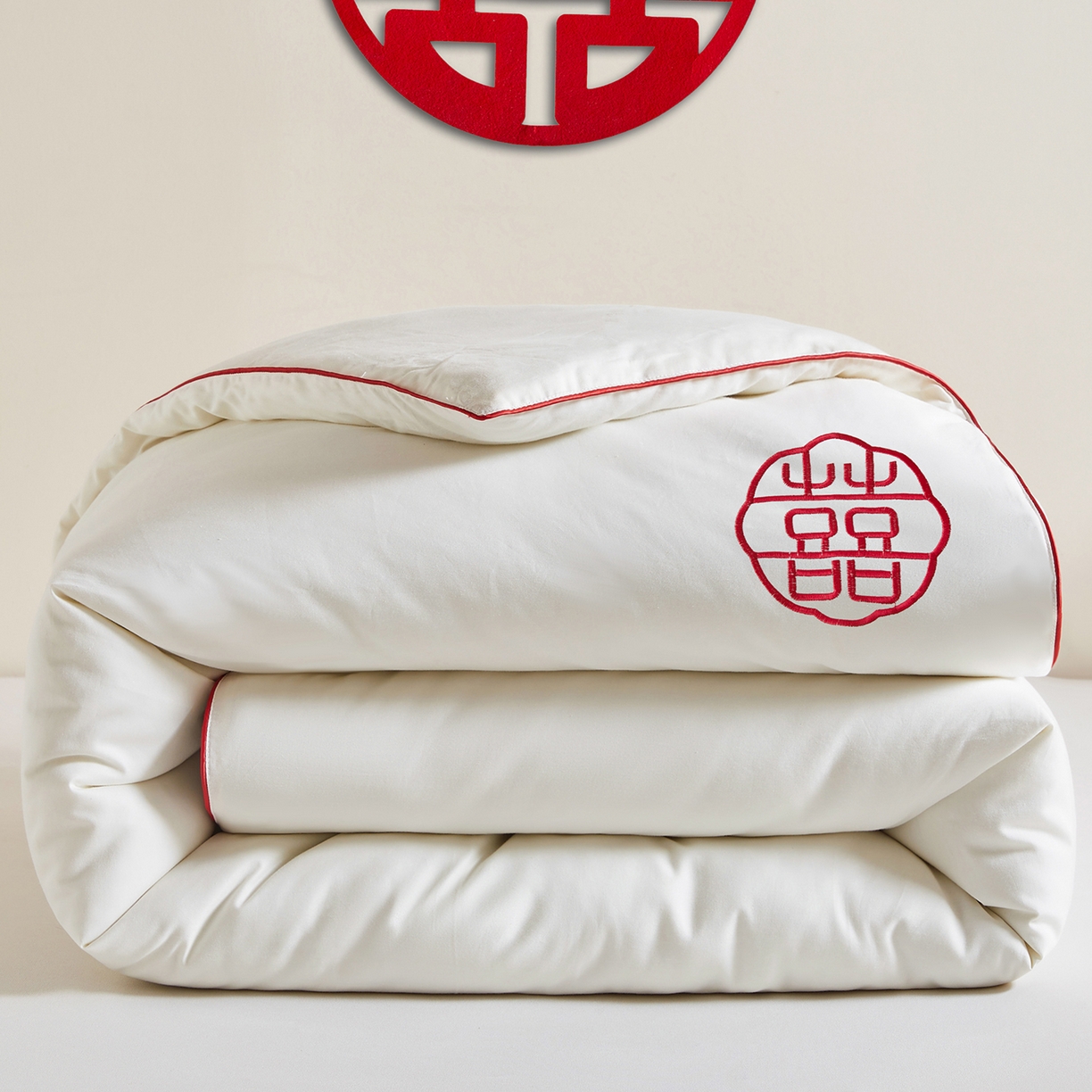 91家纺网 家纺一手货源 找家纺 （总）欧乐蒂 2025新款婚庆刺绣纤维被