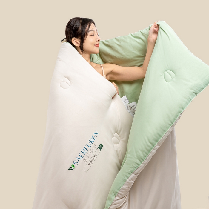 91家纺网 家纺一手货源 找家纺 （总）憨豆家纺 2025新款升级双拼原棉夏被空调被夏凉被大豆纤维被学生宿舍被子被芯春秋被直播冬被【含质检报告买家秀】