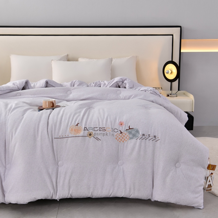 91家纺网 家纺一手货源 找家纺 （总）小牛席业 2025新款A类南瓜被芯棉被冬被春秋被空调被夏被加厚冬被被芯被子 