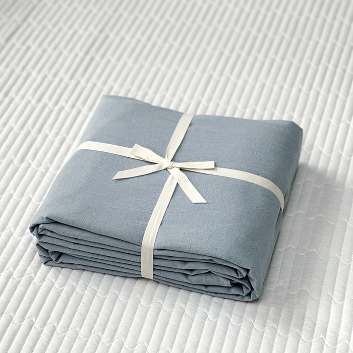 91家纺网 家纺一手货源 找家纺 （总）拾小柒 2025新款全棉色织水洗棉单件被套