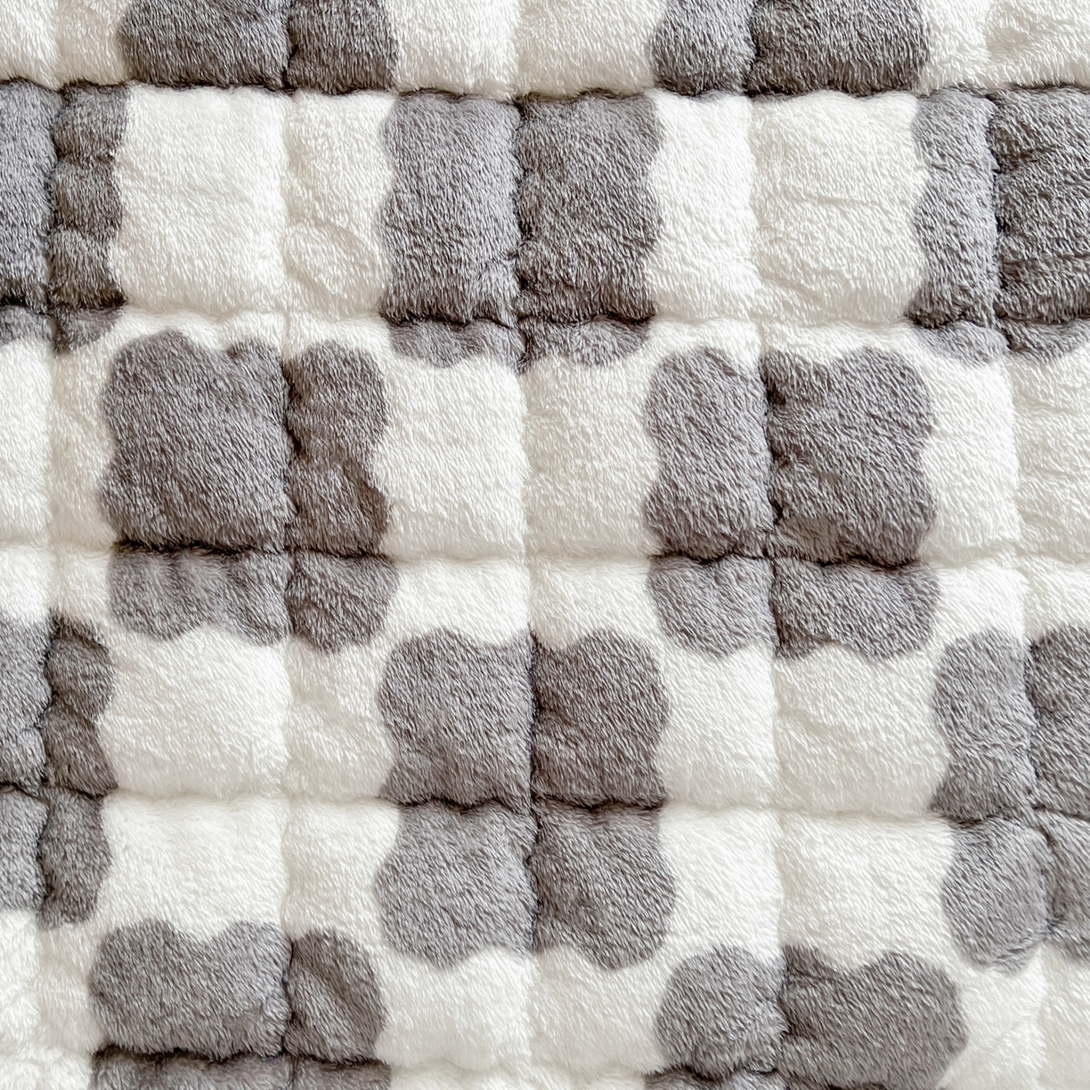 91家纺网 家纺一手货源 找家纺 眠势力 2025新款北极绒学生床垫加绒牛奶绒床褥子秋冬保暖珊瑚绒夹棉上下铺床护垫 棋盘格-相思灰