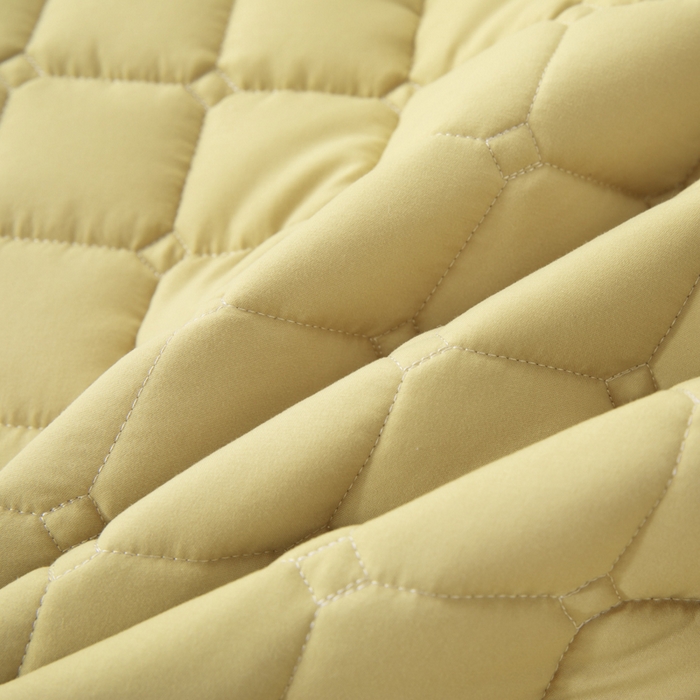 91家纺网 家纺一手货源 找家纺 拾小柒 2025新款A类原棉大豆纤维加厚床褥子床垫保护垫铺床款学生款 姜黄 学生款