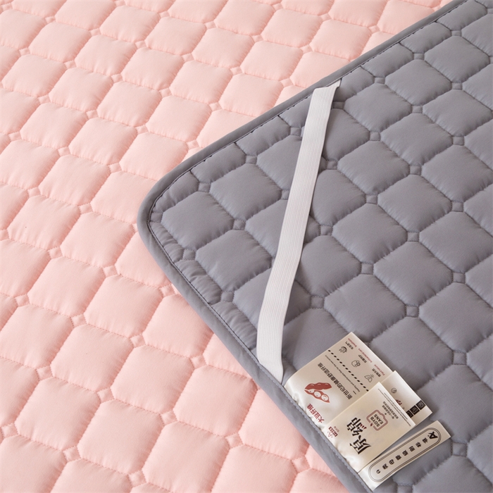 91家纺网 家纺一手货源 找家纺 拾小柒 2025新款A类原棉大豆纤维加厚床褥子床垫保护垫铺床款学生款 粉 学生款