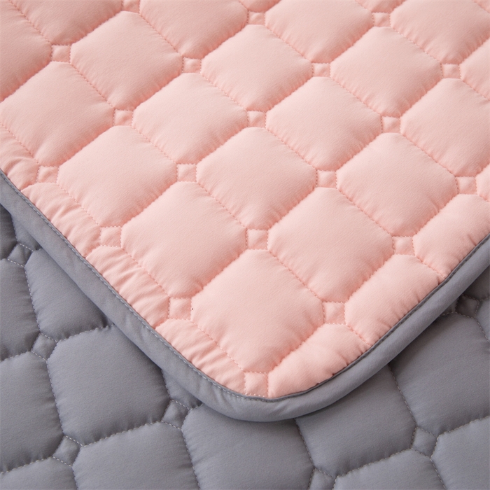 91家纺网 家纺一手货源 找家纺 拾小柒 2025新款A类原棉大豆纤维加厚床褥子床垫保护垫铺床款学生款 粉 学生款