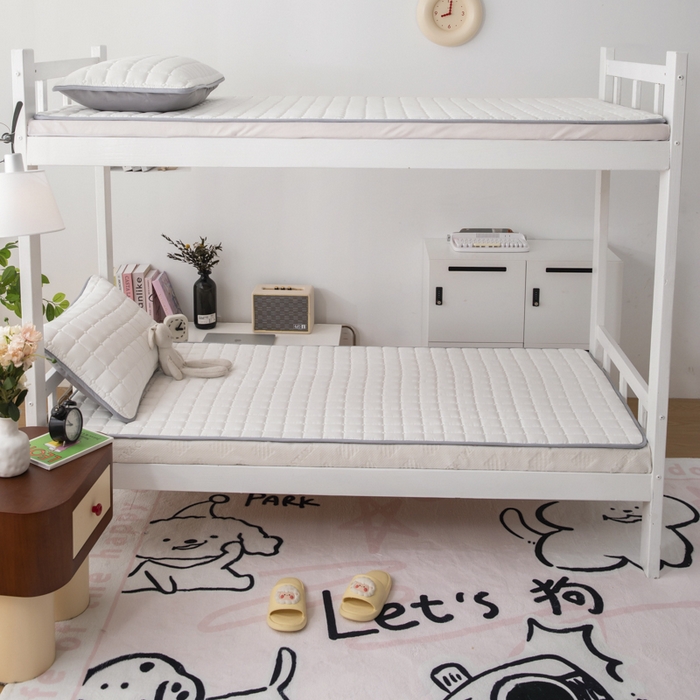 91家纺网 家纺一手货源 找家纺 （总）拾小柒 2025新款A类原棉大豆纤维加厚床褥子床垫保护垫铺床款学生款